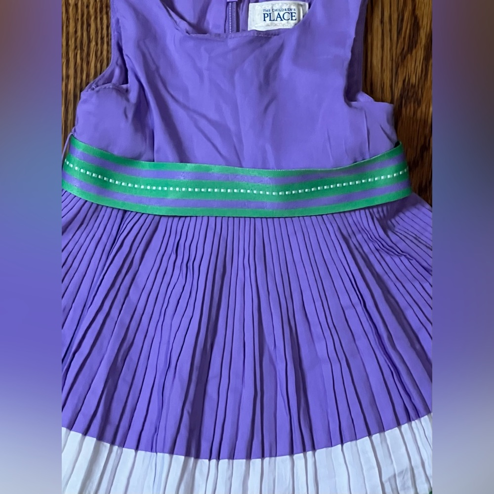 🌺5 for $15🌹 The Children’s Place 3-6 months color block purple green - Picture 3 of 5